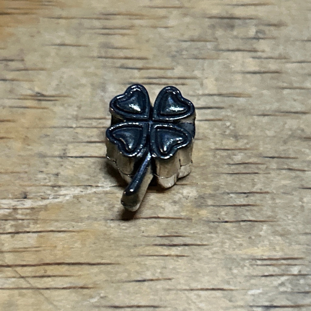 Unbranded Silver Four Leaf Clover Charm Women's One Size